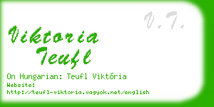viktoria teufl business card